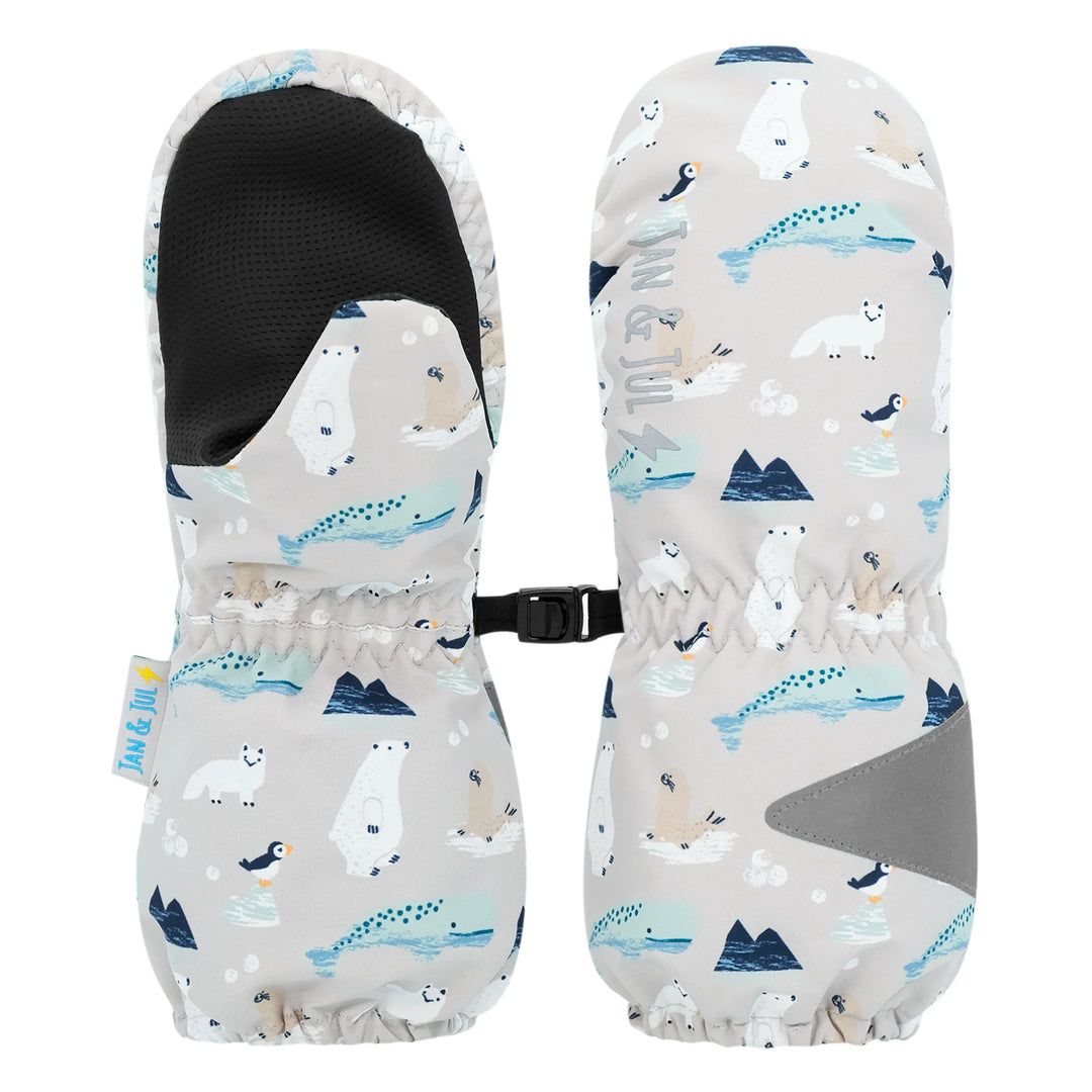 >Jan &amp; Jul Kids Rain Mittens - Polar Pals