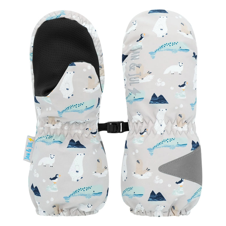>Jan &amp; Jul Kids Rain Mittens - Polar Pals