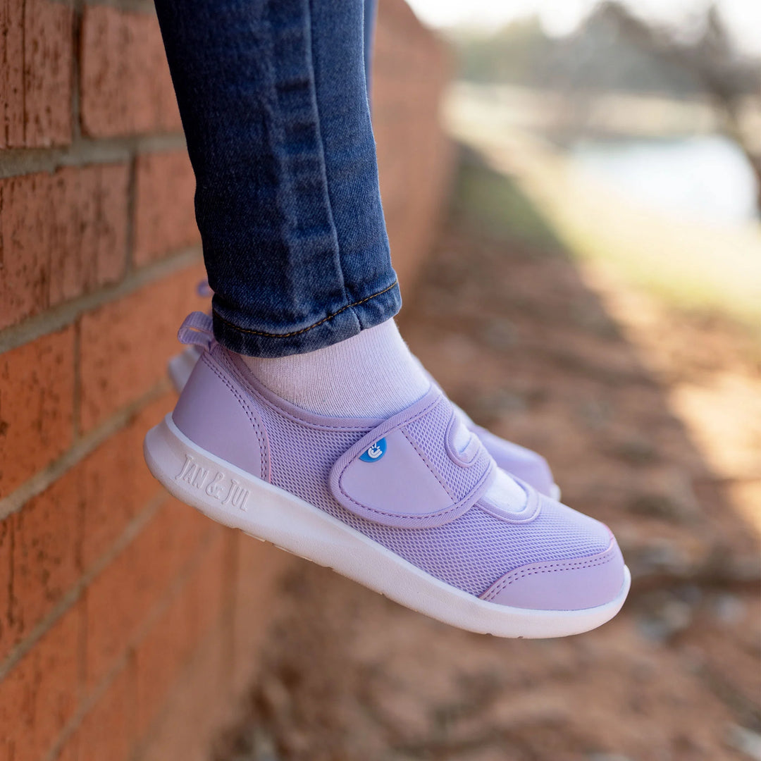 >Jan &amp; Jul Kids Lite Mary Jane Shoes - Dusty Purple