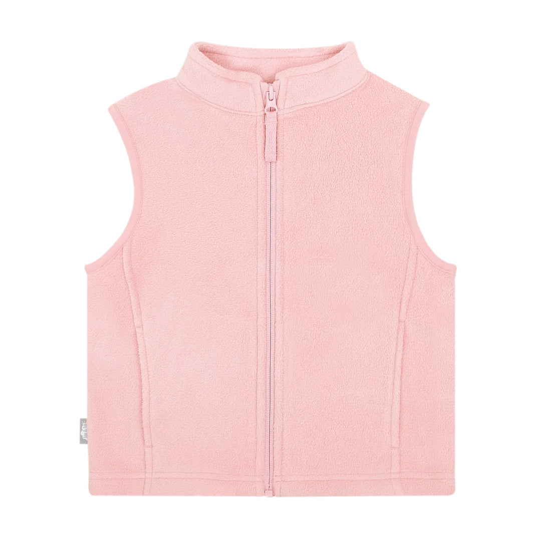 >Jan &amp; Jul Kids Fleece Vest - Dusty Pink