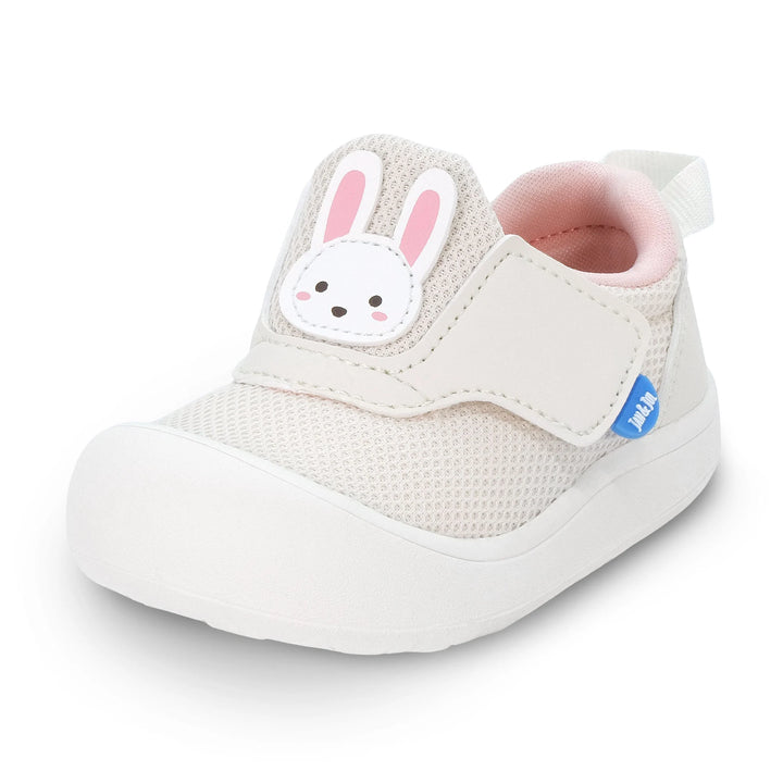 >Jan & Jul Kids Mini-Flyer Sneakers - Cream Bunny