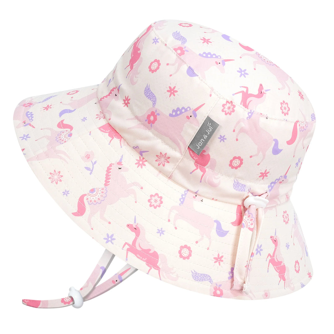>Jan &amp; Jul Kids Water Repellent Bucket Hats - Unicorn