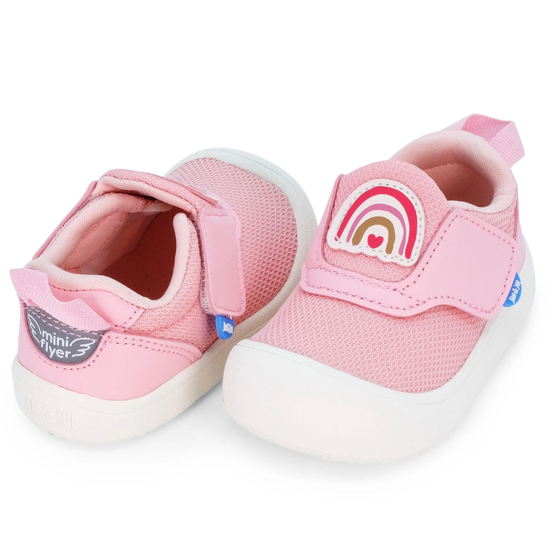 >Jan &amp; Jul Kids Mini-Flyer Sneakers - Pink Rainbow