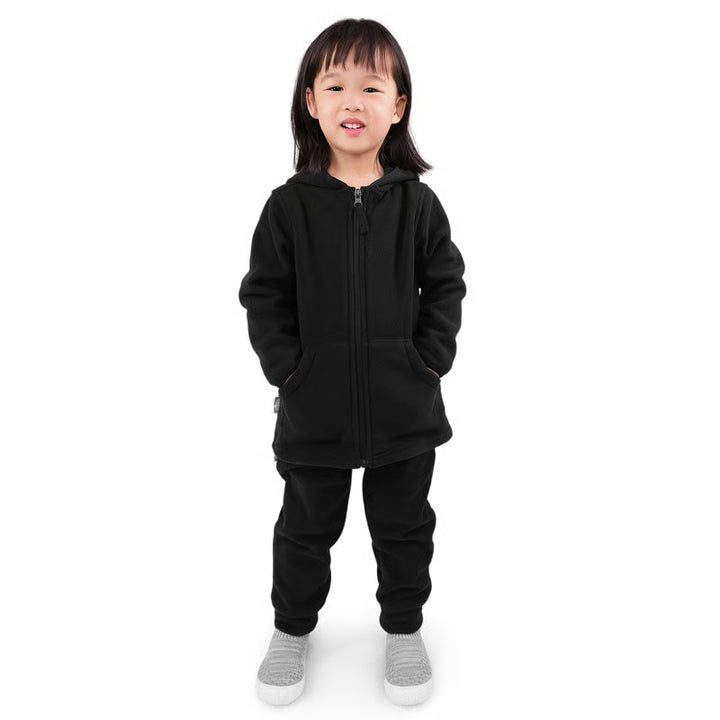 >Jan &amp; Jul Kids Fleece Jacket - Black