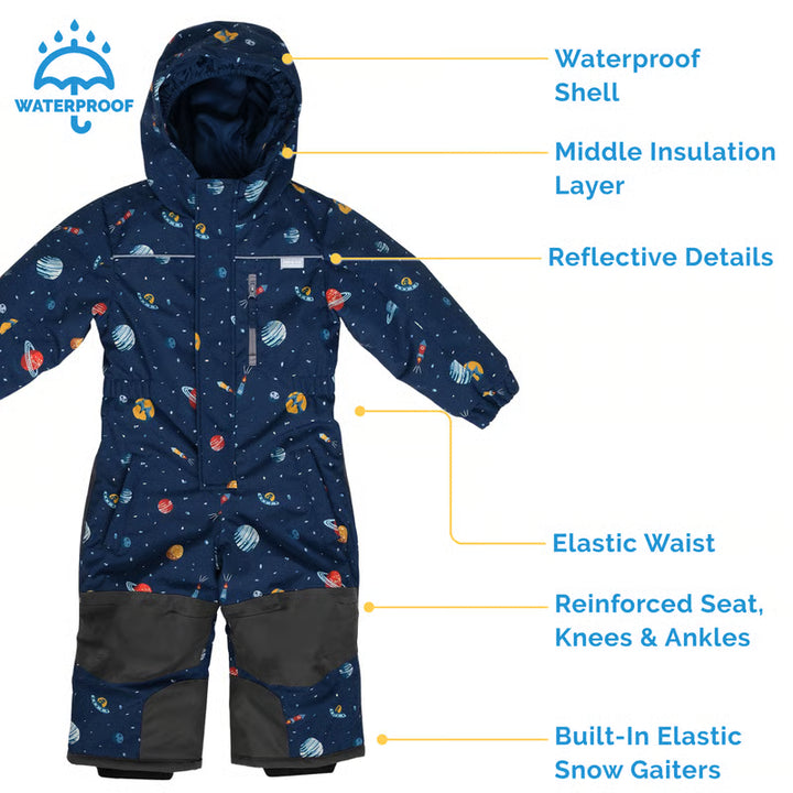 >Jan &amp; Jul Kids Waterproof Snowsuit - Planet Patrol