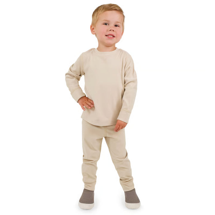 >Jan & Jul Kids Base Layer Tops - Oatmeal