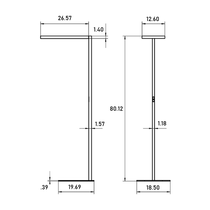 Waldmann Lighting - Lavigo Direct / Indirect 81W 4000K LED Floor Lamp