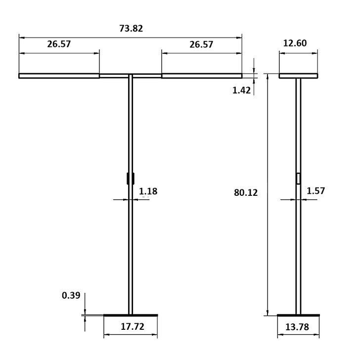 Waldmann Lighting - Lavigo Direct / Indirect 162W 4000K LED Twin Floor Lamp