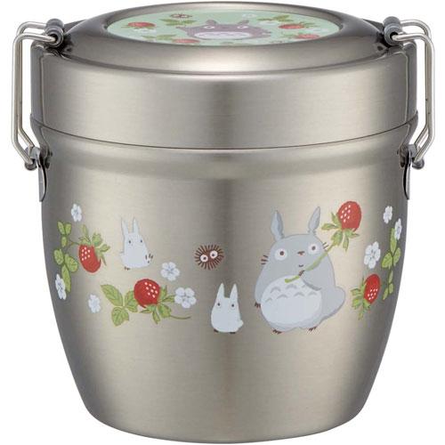 >Skater Stainless Antibacterial Thermal Lunch Box 550ml - My Neighbor Totoro