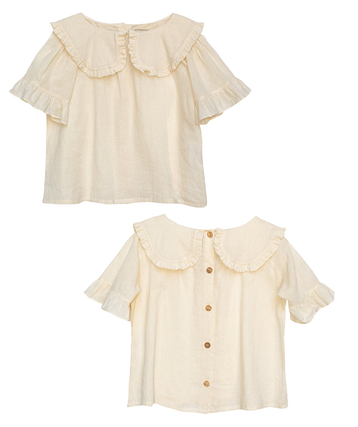 yellowpelota Valentina Blouse in Natural BL29