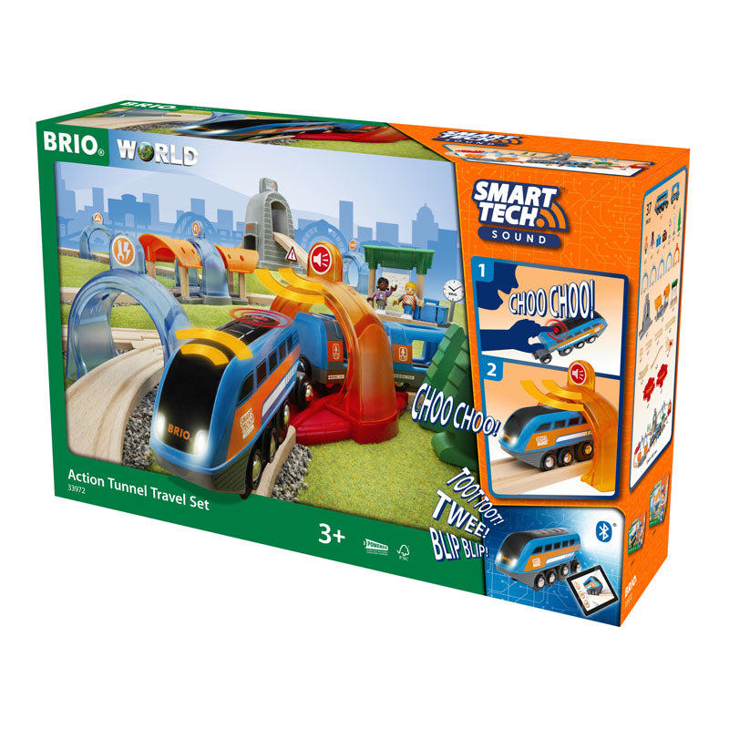 >BRIO Smart Tech Sound Action Tunnel Travel Set 33972