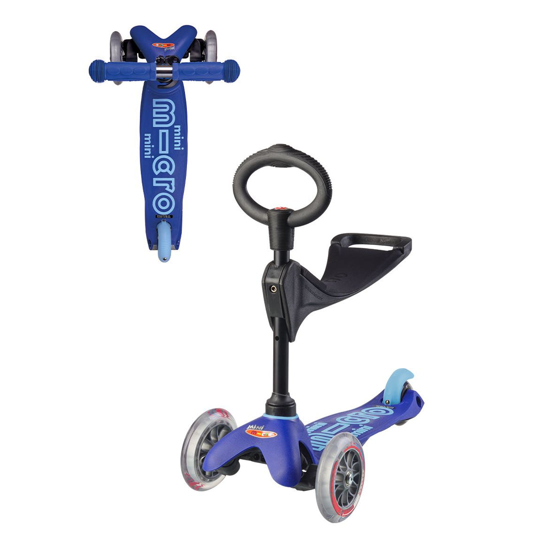 Micro Kids Mini 3in1 Deluxe Scooter - Blue [Ages 1-5]