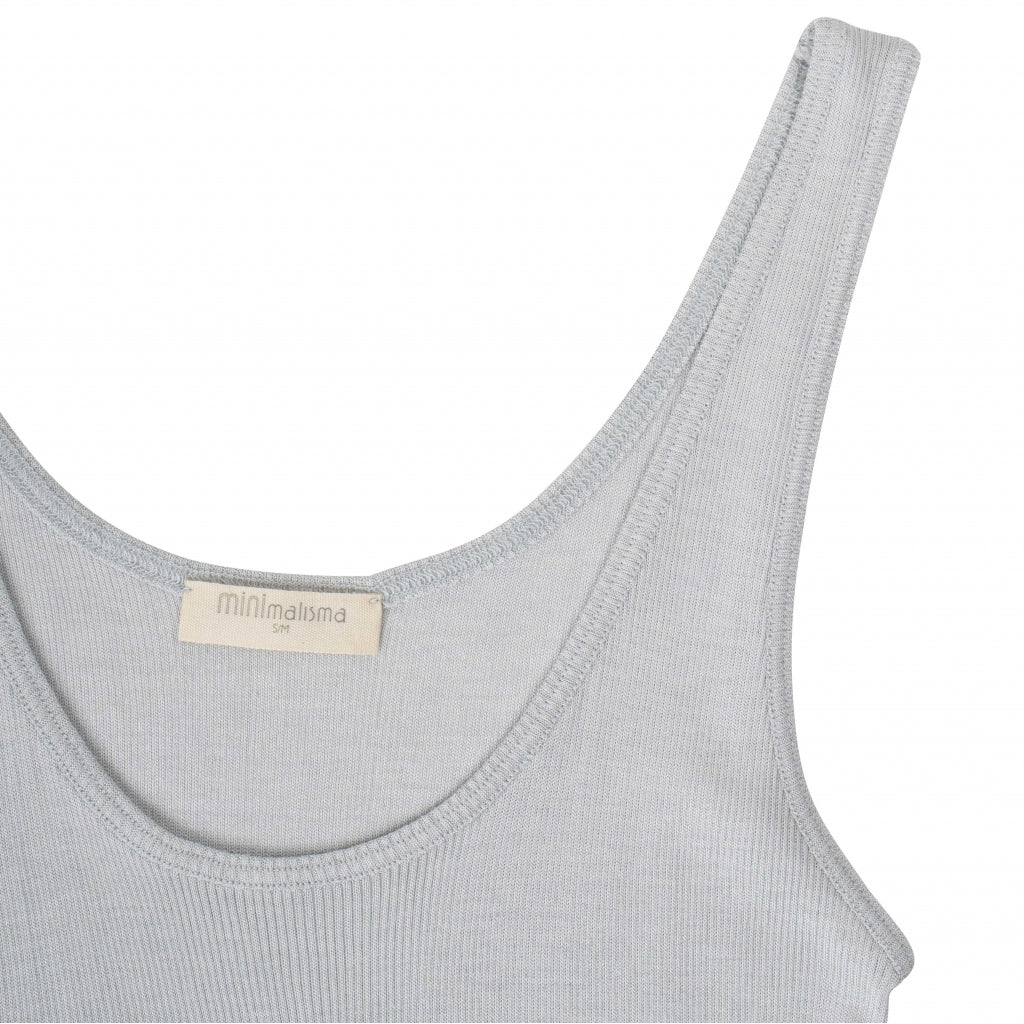 Minimalisma Women's Oluva Seamless Silk-Cashmere Tank in Cloud