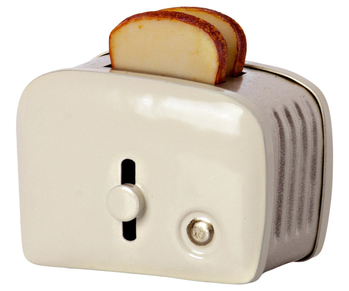 Maileg Miniature toaster & bread - Off white