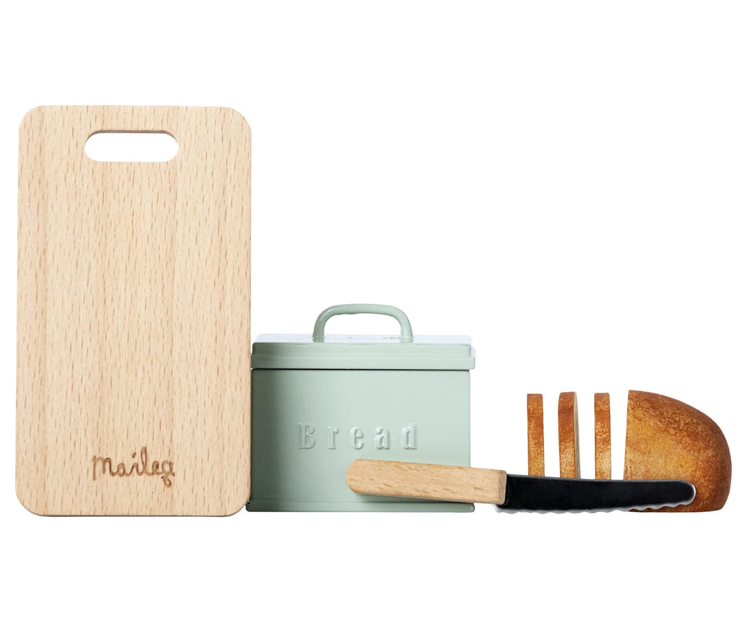 Maileg Bread Box w/ Utensils, Miniature