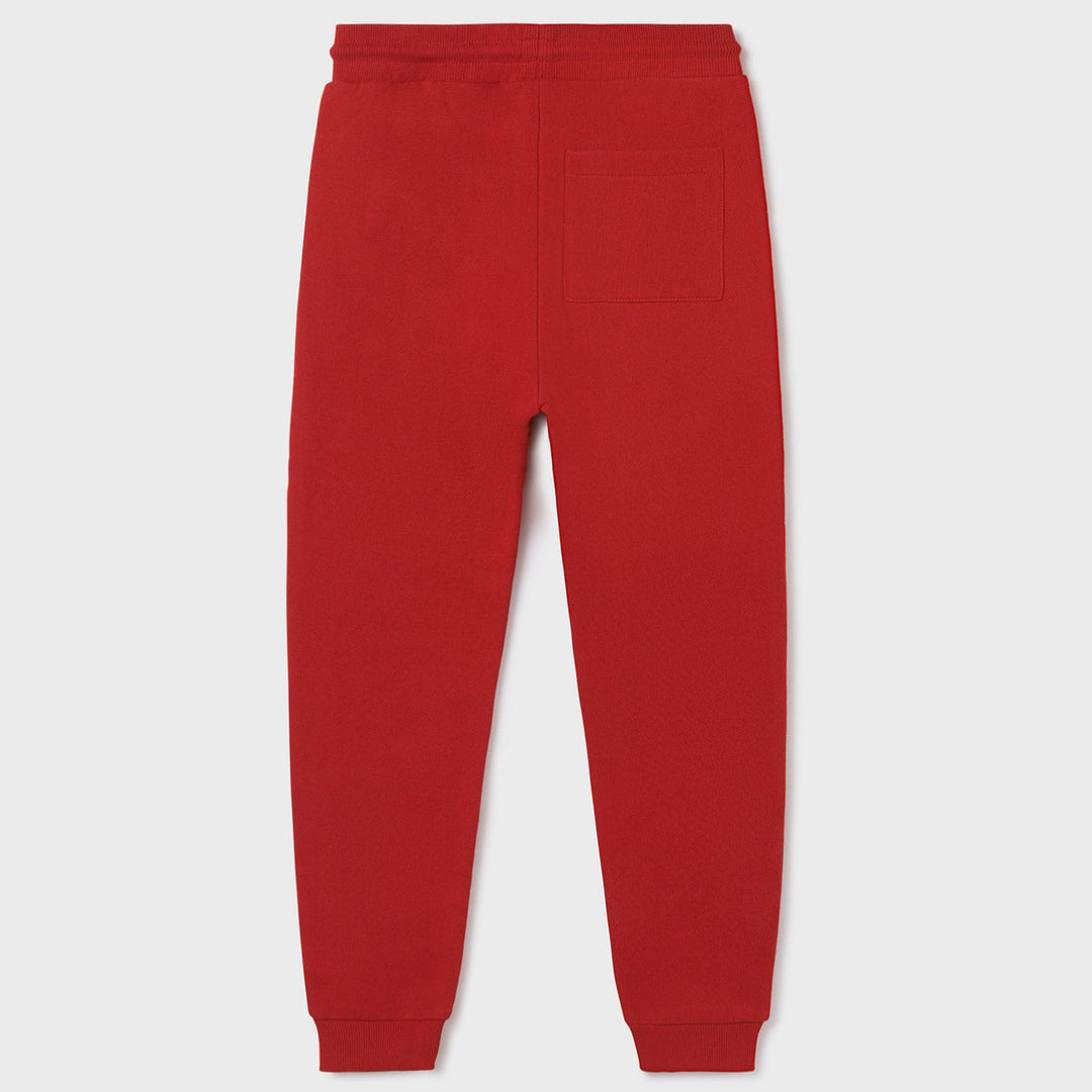 Mayoral 705-066 Kids Joggers / Basic Cuffed FLeece Trousers - Goji Berry