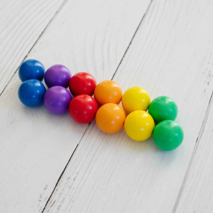 CONNETIX Rainbow Tiles - 12 Pieces Replacement Ball Pack