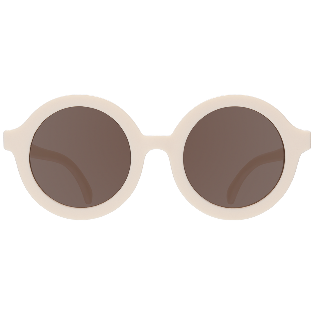 Babiators Kids Euro Round Sweet Cream Sunglasses with Amber lens