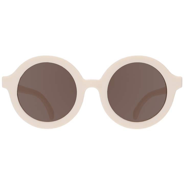 Babiators Kids Euro Round Sweet Cream Sunglasses with Amber lens