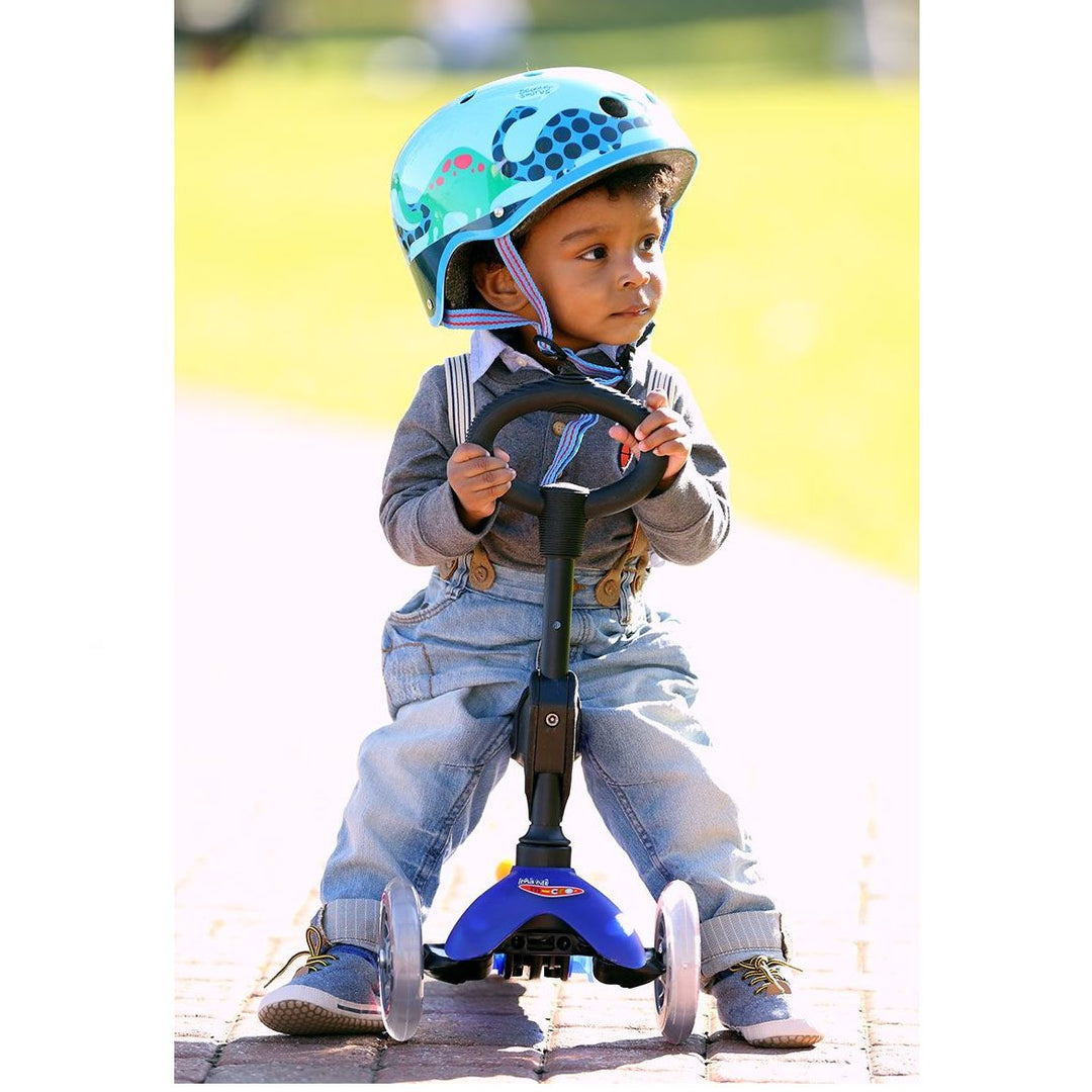Micro Kids Mini 3in1 Deluxe Scooter - Blue [Ages 1-5]
