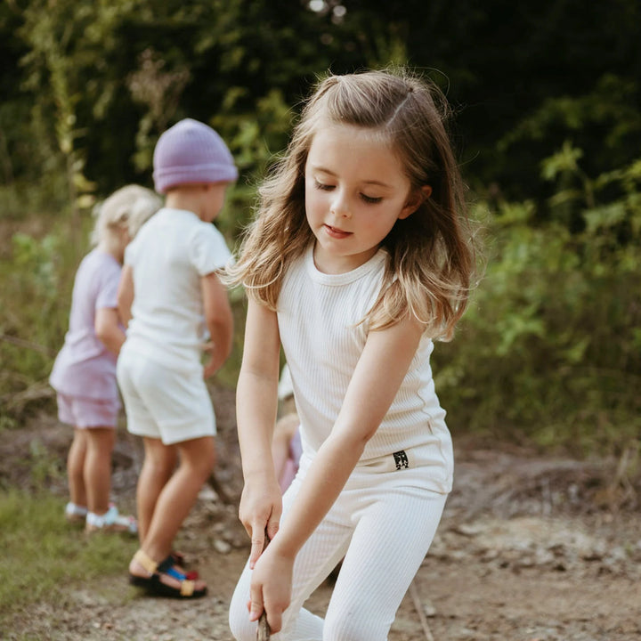 Petite Hailey Girl's Ami Leggings - White