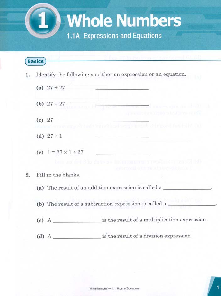 >Singapore Math - Dimensions Math Workbook 6A