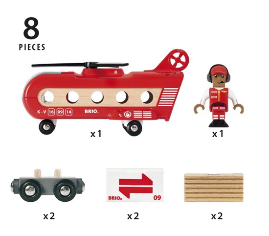 BRIO 33886 Cargo Transport Helicopter