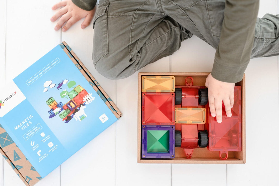 >CONNETIX Rainbow Tiles - 24 Pieces Motion Pack