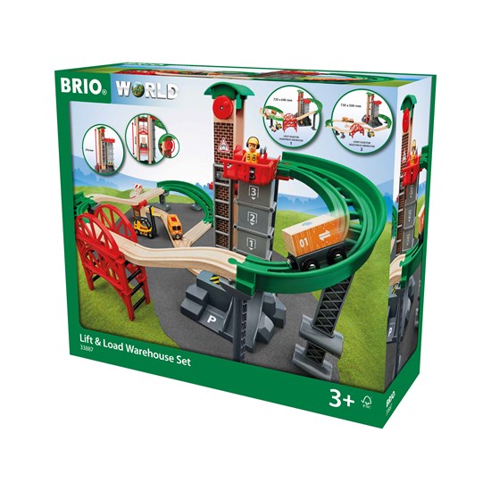 >BRIO Lift & Load Warehouse Set 3+ 33887