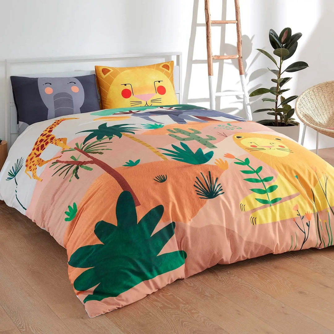 Rookie Humans Kids Bedding Set: In The Savanna (Twin/Full Queen/King)