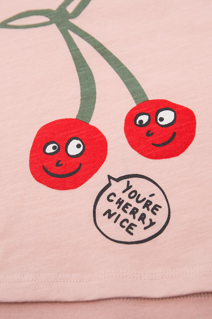 STELLA McCARTNEY Kids Cherry T-Shirt - Pink