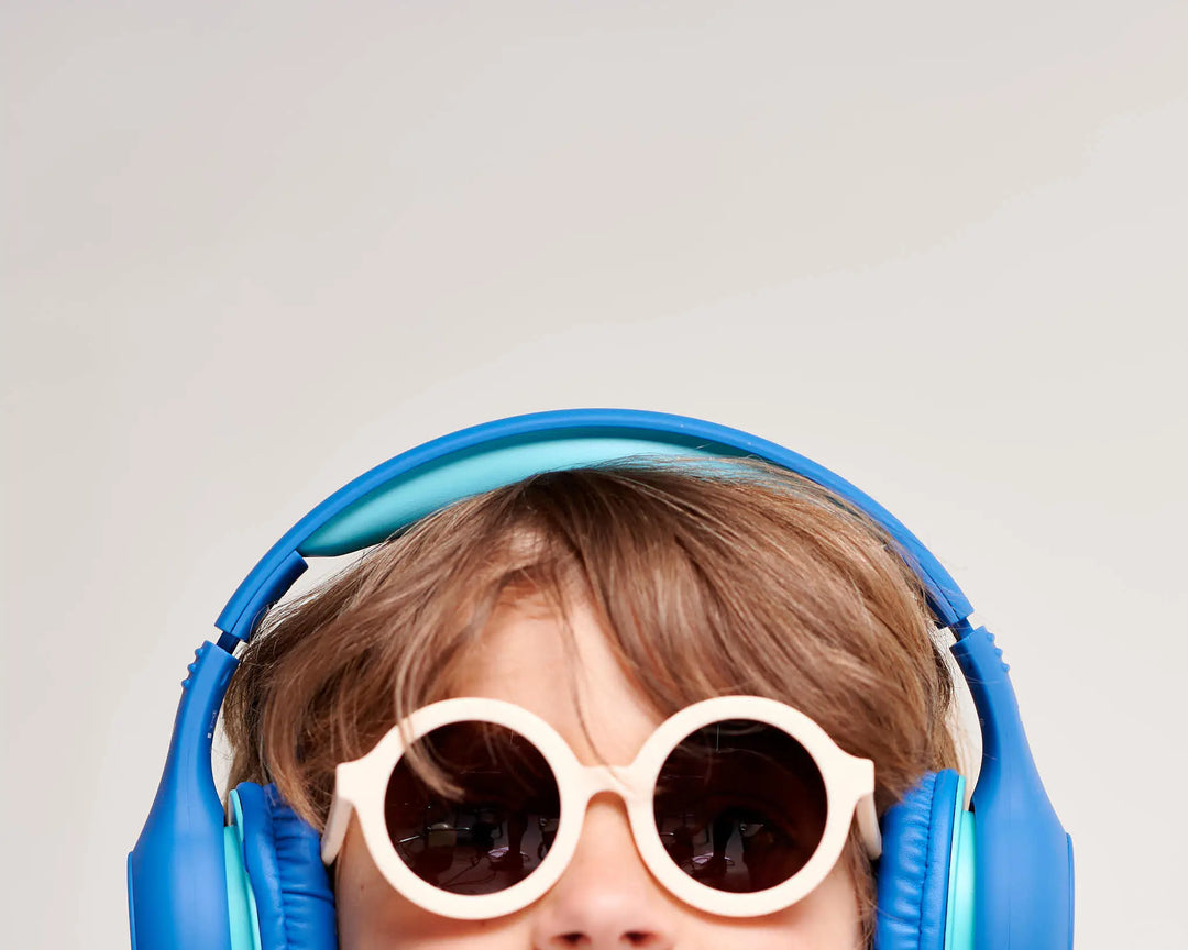 Babiators Kids Euro Round Sweet Cream Sunglasses with Amber lens