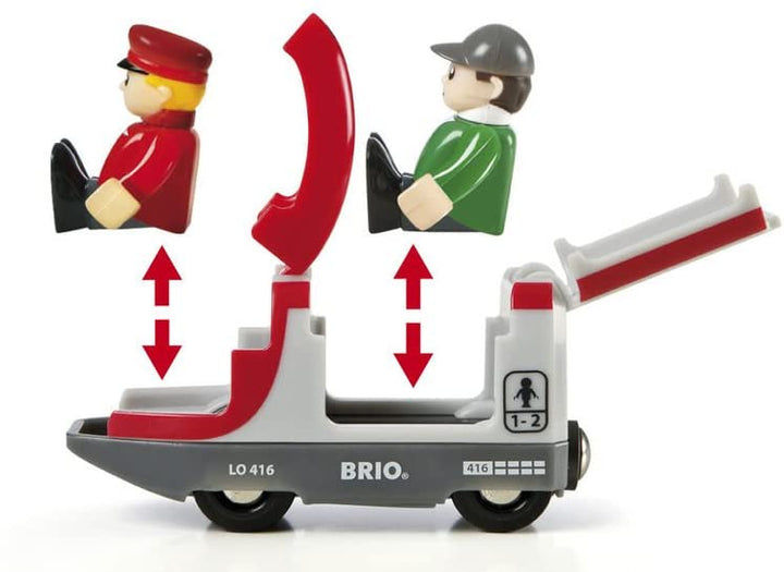 BRIO 33512 Travel Switching Set | 42 Piece Train Toy with Accessories and Wooden Tracks for Kids Ages 3 and Up