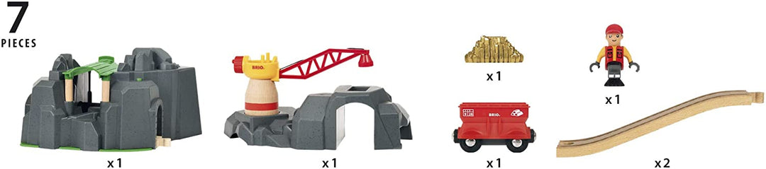 >BRIO Crane & Mountain Tunnel 33889