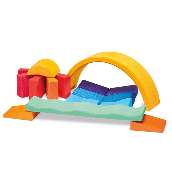 NIC Toys Glueckskaefer Sunray Yellow/Blue Arch