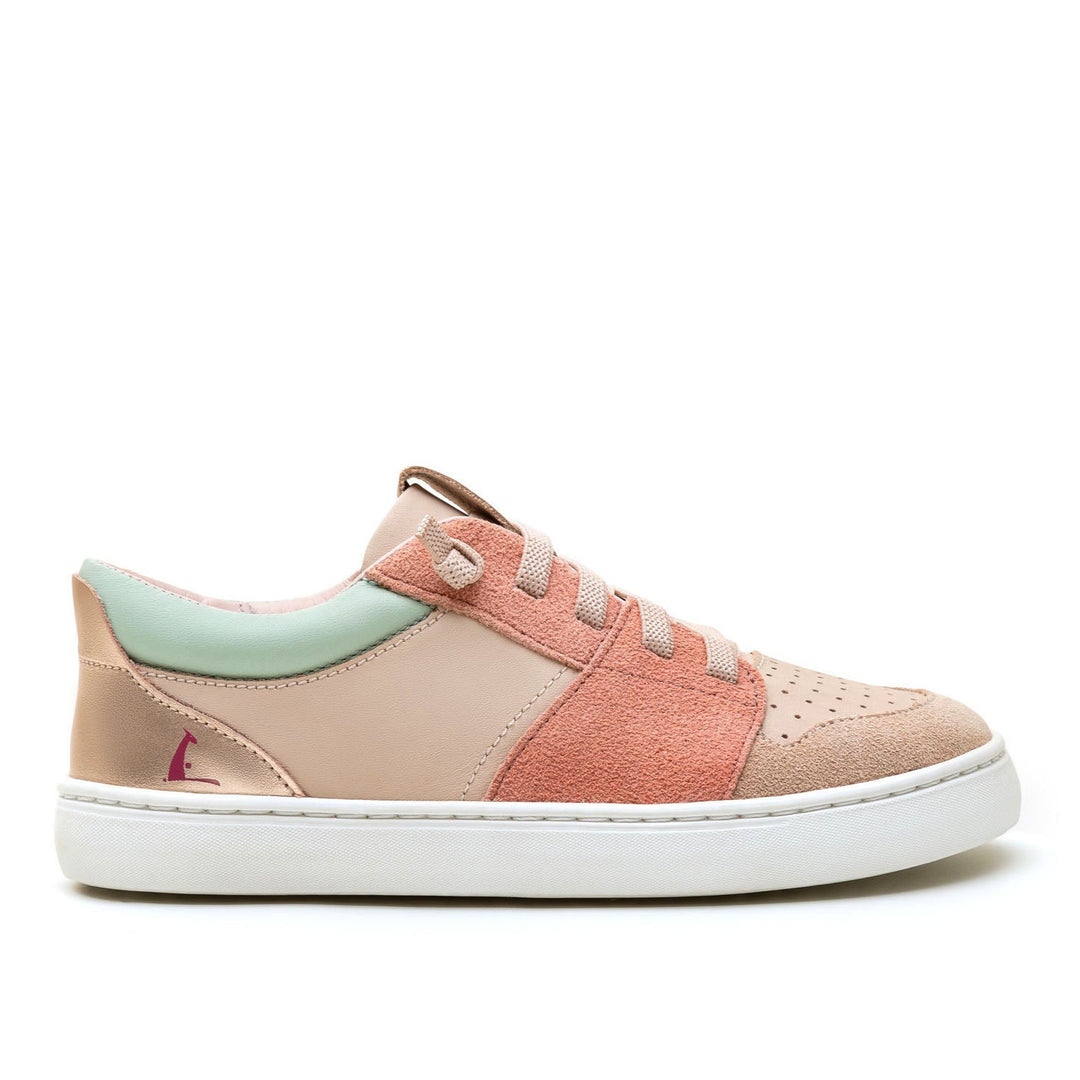 Tip Toey Joey Kids OLLIE Sneakers - Rose Smoke Suede / Yogurt