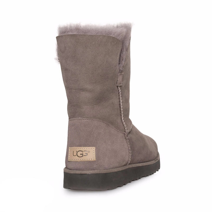 UGG Women's Classic Cuff Short Winter Boots in Stormy Grey