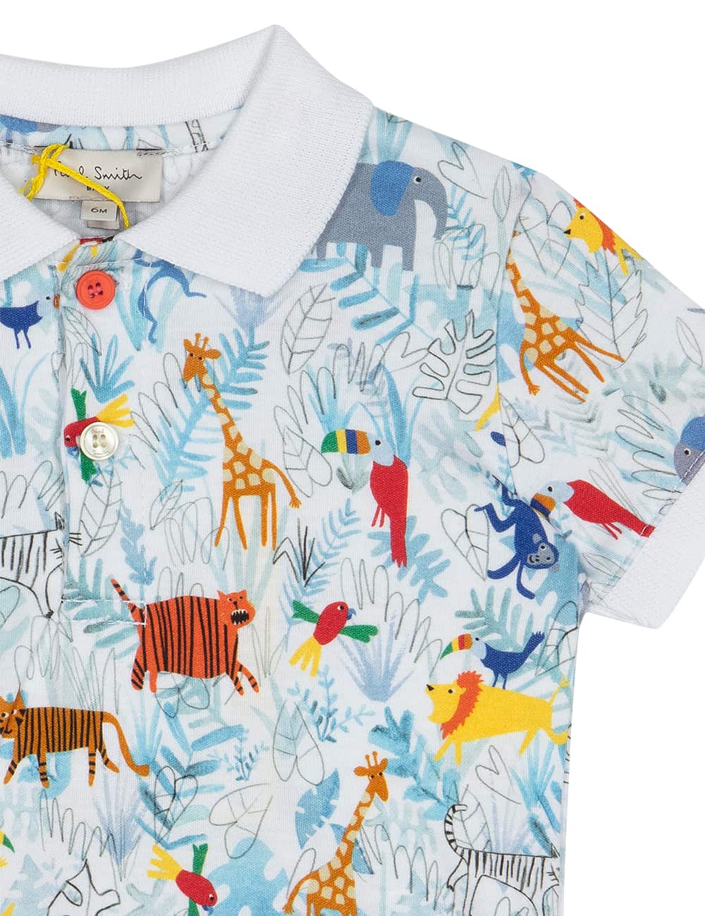 Paul Smith Junior Kids Animal Polo Shirt