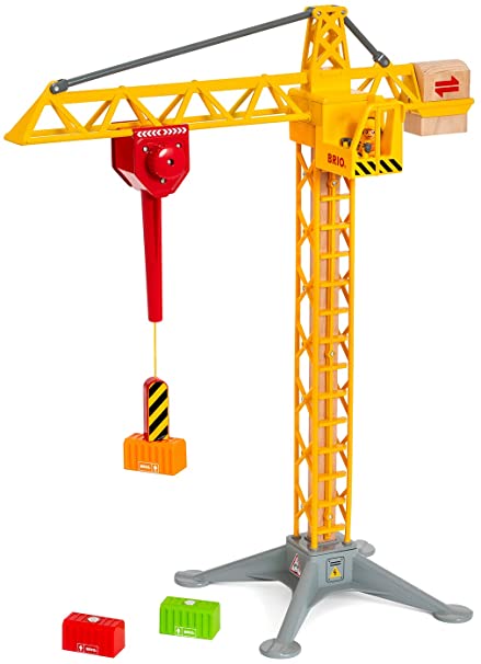 >BRIO Light Up Construction Crane 33835