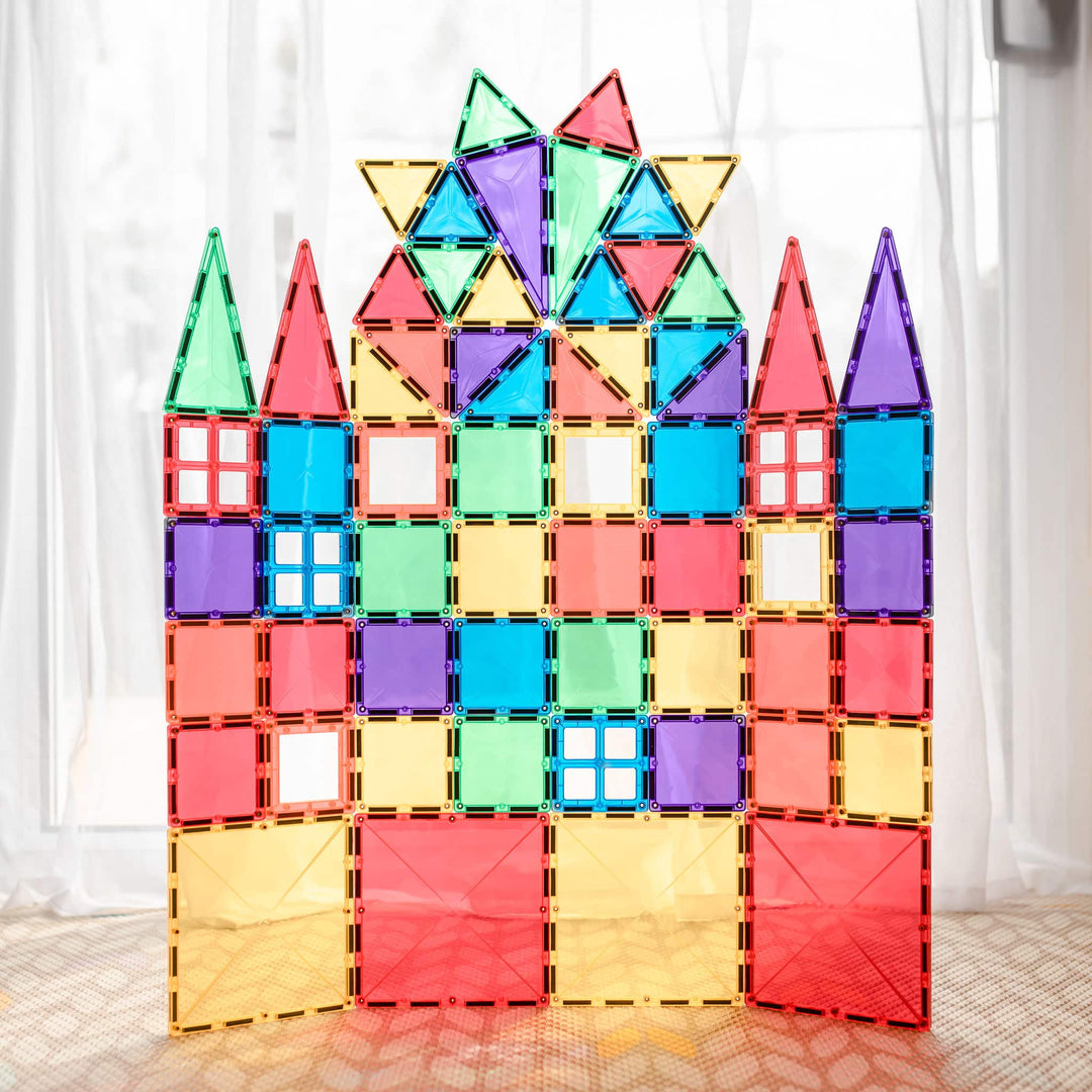 >CONNETIX Rainbow Tiles - 62 Pieces Set Starter Pack
