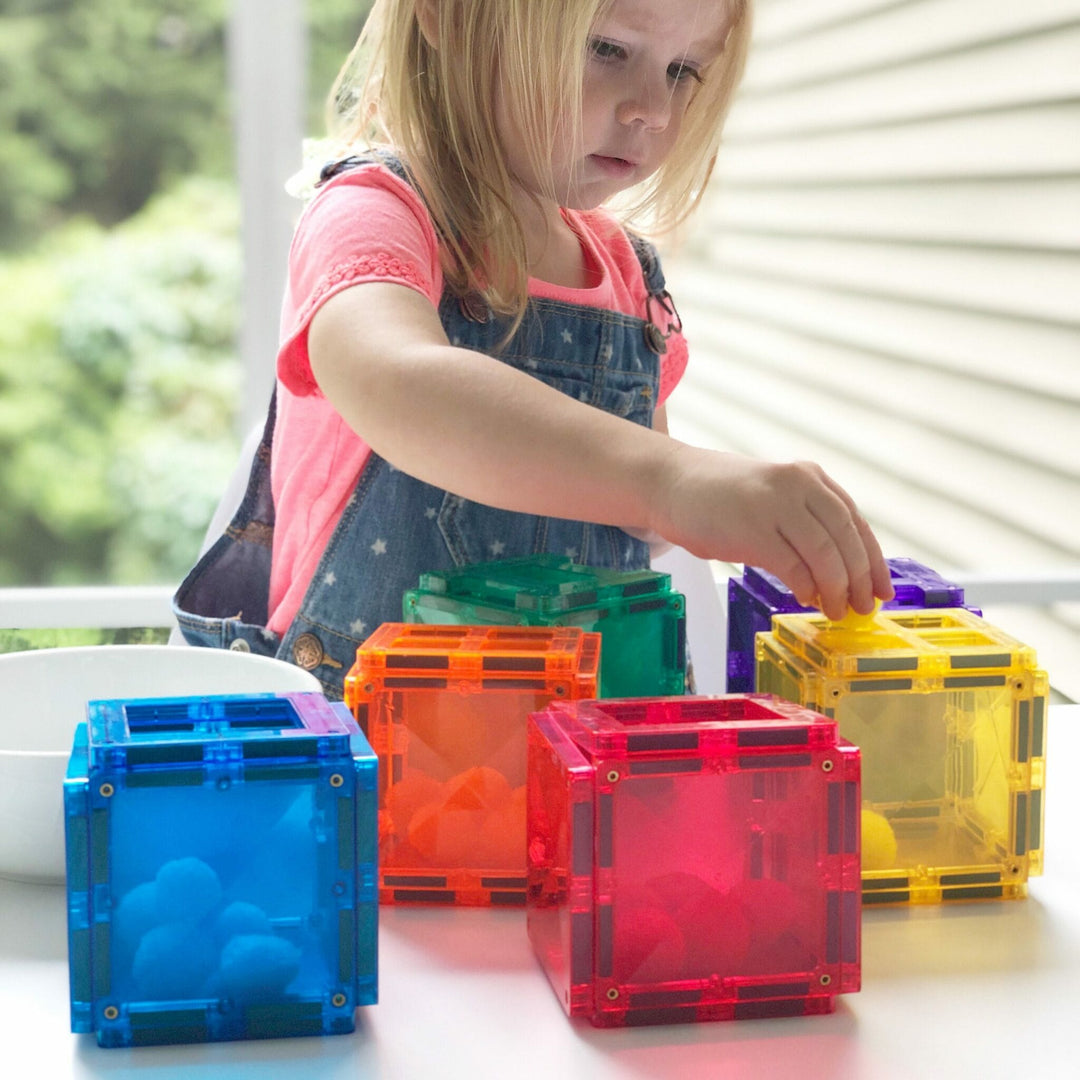>CONNETIX Rainbow Tiles - 62 Pieces Set Starter Pack