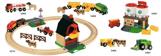 >BRIO Farm Railway Set 33719