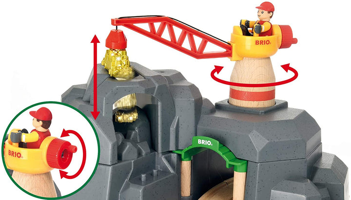 >BRIO Crane & Mountain Tunnel 33889