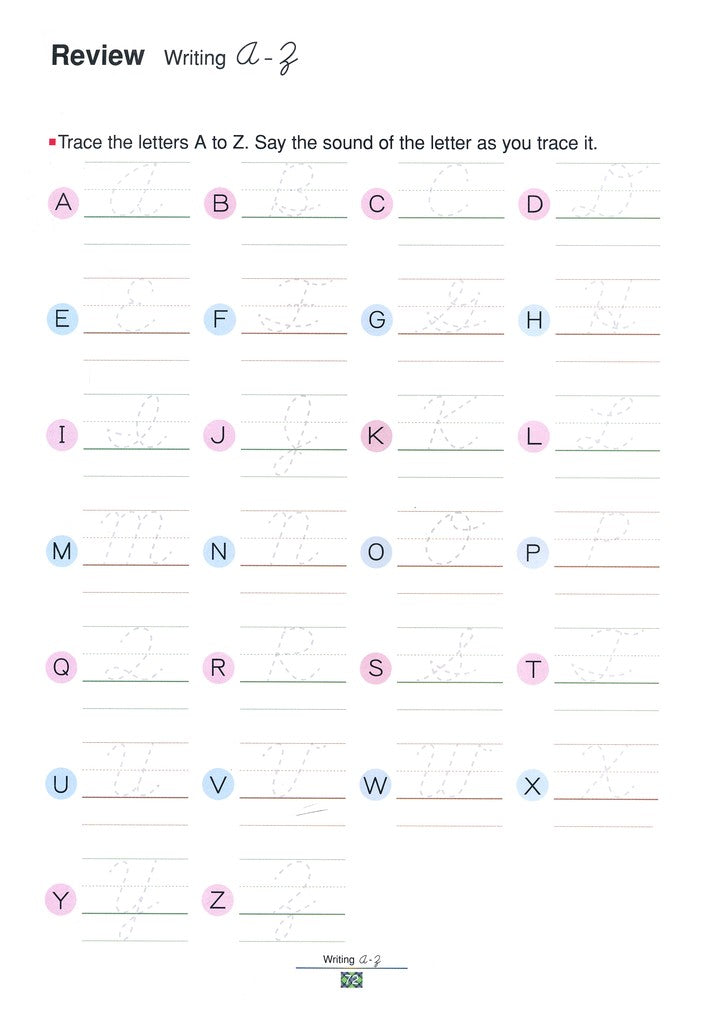 Kumon My Book of Cursive Writing Letters