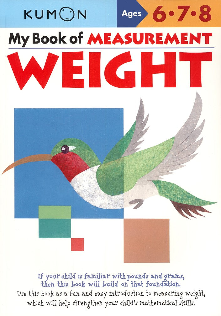 >KUMON Grade 1-3 My Book Of Measurement: Weight Age 6-8