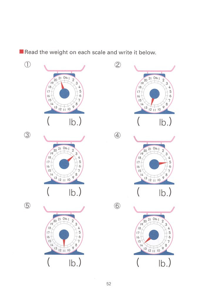 >KUMON Grade 1-3 My Book Of Measurement: Weight Age 6-8