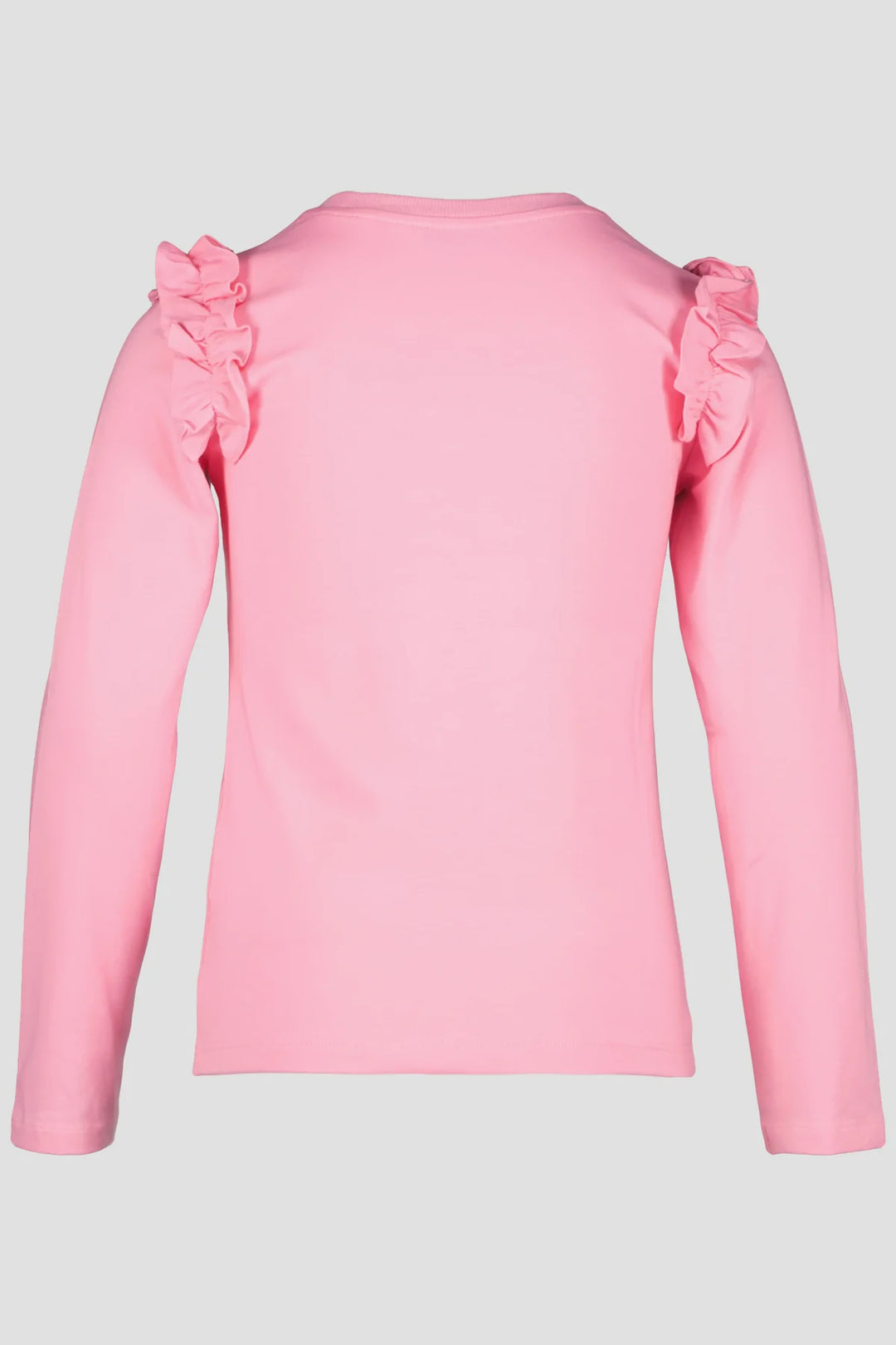 Moschino Girl RUFFLE Long Sleeve Tee - Sweet Pink