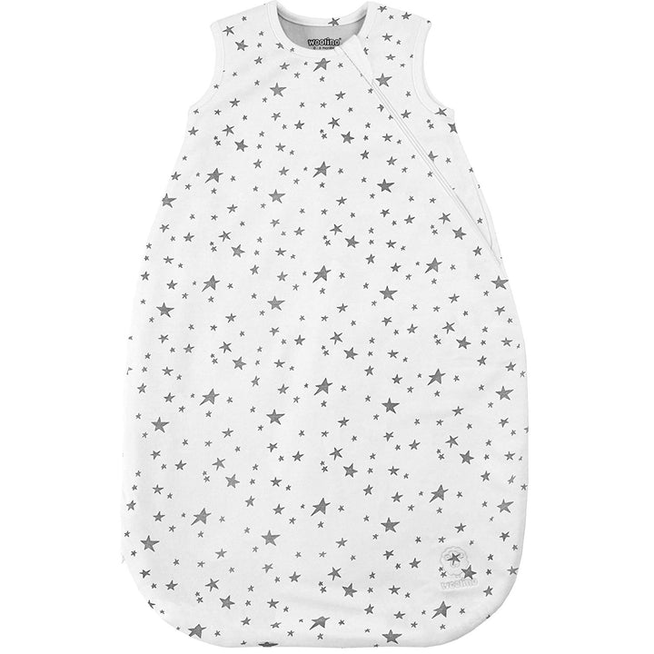 >Woolino 4 Season CLASSIC Merino Wool &amp; Organic Cotton Baby Sleep Bag - Star White