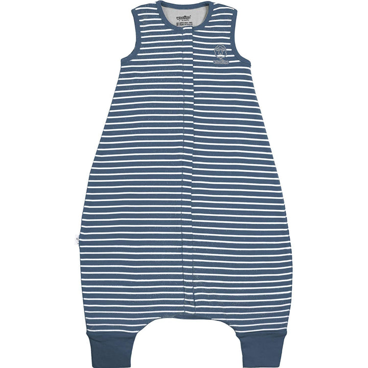 Woolino Merino Wool 4 Season Baby Sleep Bag with FEET opening in Navy Blue