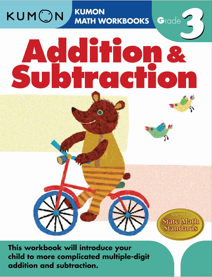 >KUMON Grade 3 Addition & Subtraction - Age 6-10